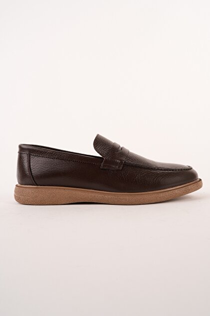 Muggo GENTZ Hakiki Deri Rahat Taban Erkek Günlük Klasik Loafer