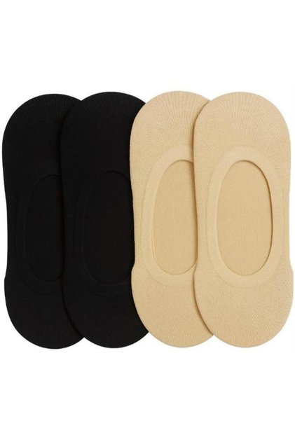 Women's/Girl's Non Slip No Show Socks/Socks Liner/Footies Socks/Foot Cover (Pack Of 4)