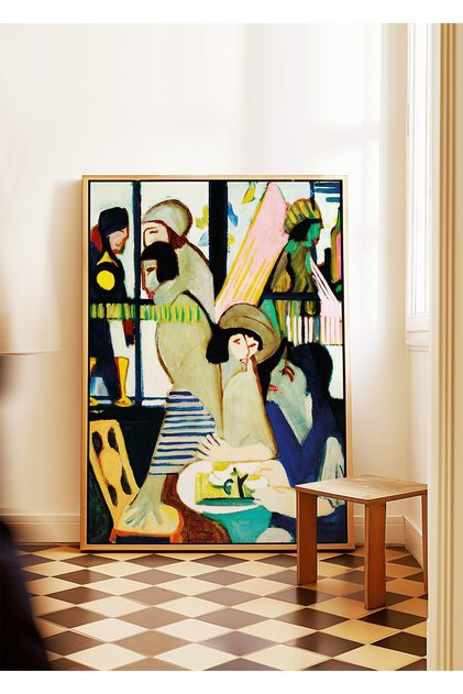 Sanatçı / Ernst Ludwig Kirchner Koleksiyonu - Çerçevesiz Poster