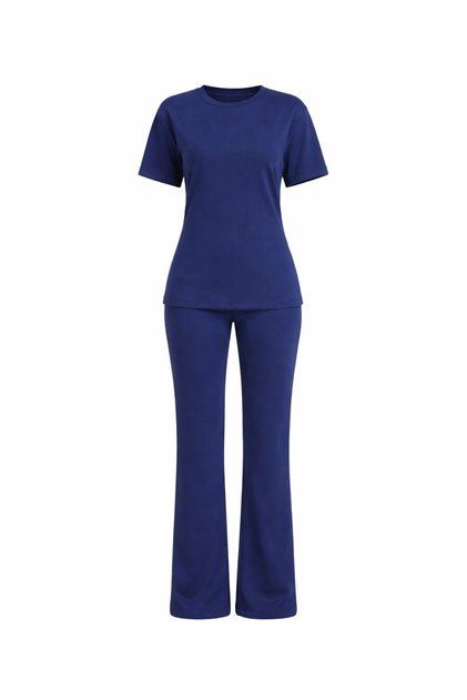 Women's Double Tie-Detail Top and Bottom Set