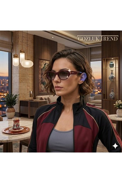 0Vo5586S 328483 - Complete Burgundy Women's Sunglasses