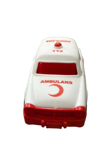 Oyuncak Ambulans Araba Kırmızı