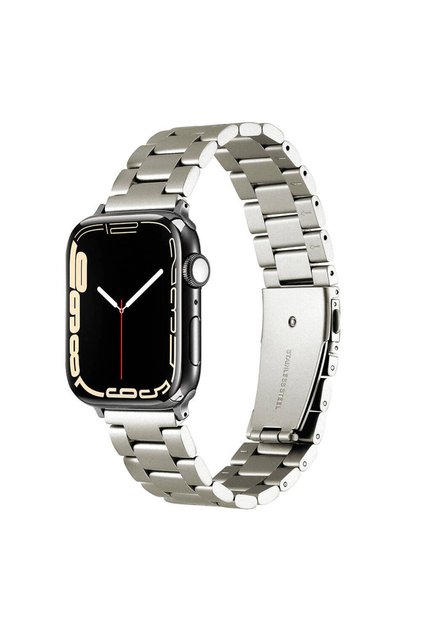Watch 44mm Compatible Band Stainless Metal Titanium Link Krd-93 Strap