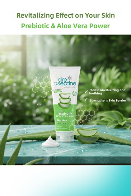 Cire Aseptine Aloe Vera Prebiotic Moisturizing Care Cream - 75 ml
