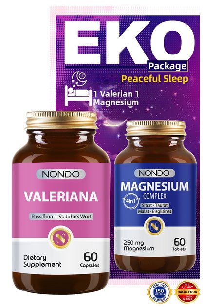 Valerian, Passionflower, and 4 Types of Magnesium Complex