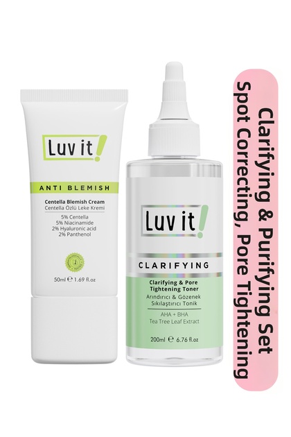 Anti-Blemish and Acne Pore Tightening 2-Piece Skin Care Set