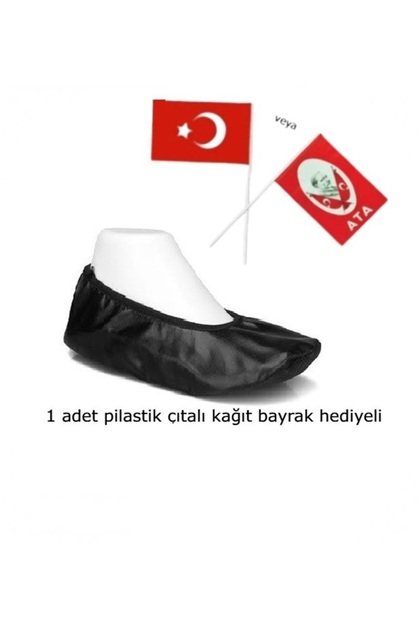 Pisi Pisi SİYAH Ev Babeti Pisi Pisi Bale Ayakkabısı Pisi