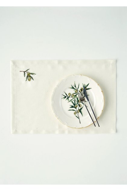 Olive Placemat Cream (35x45 cm)