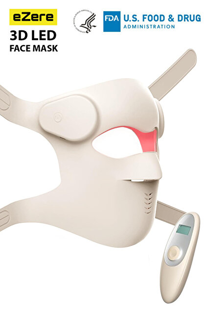 EZERE Yaşlanma Karşıtı LED Maske 9 Modlu Kızıl & Kırmızı Işık Cilt