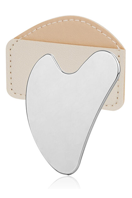 Gua Sha Facial Tool, Stainless Steel Guasha Face Massager, Reduce Puffiness, Relax Skin for Face