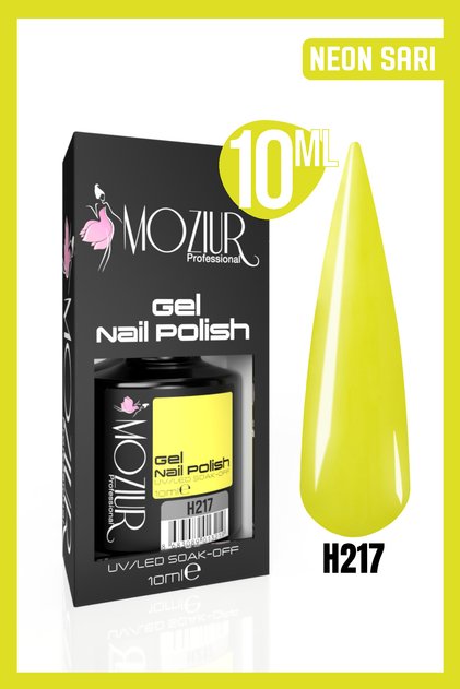 Kalıcı Oje Uv Led H217 (NEON SERİSİ) 10ml