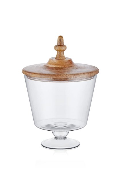 Madera Standing Cookie Jar 36x26x25 cm