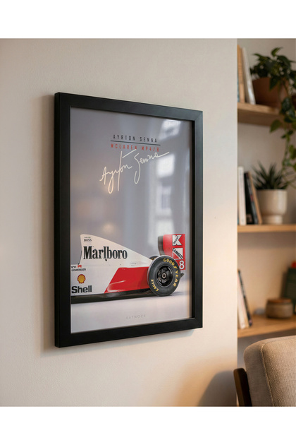 KAYNOCK Ayrton Senna Mclaren, Formula 1, F1 Poster Tablo - Fiyatı