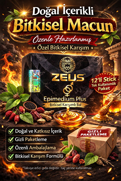 ZEUS Ultra Epimedium Ultra Bitkisel Karışımlı Bal – 12'li Stick