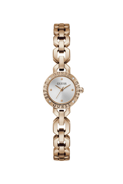 Ladies Rose Gold Tone Round Analog Watch