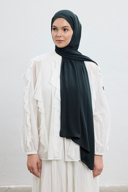 Daily Crepe Shawl Anthracite