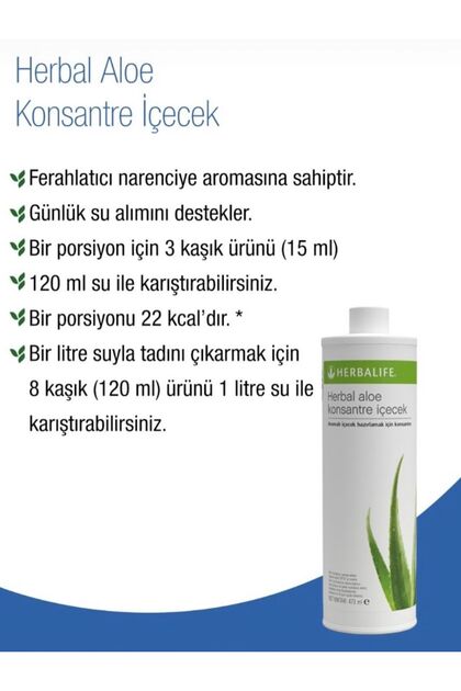 Aloe Vera Mangolu Konsantre Içecek