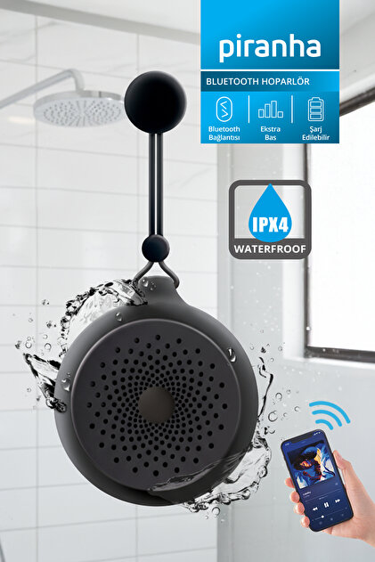 Piranha 7843 Su Geçirmez Taşınabilir Bluetooth Hoparlör | TWS