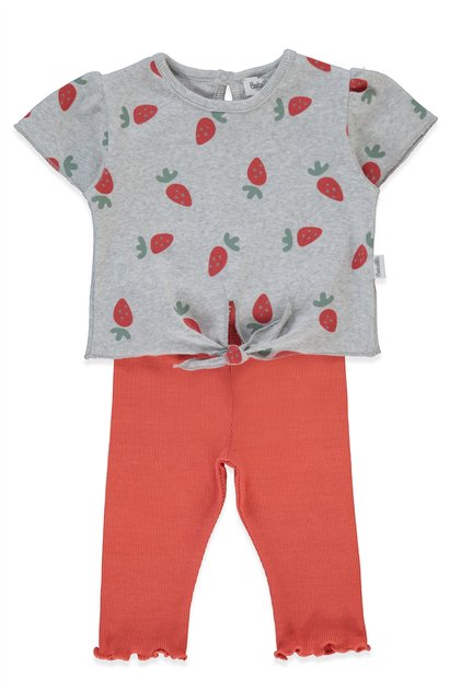 Kaşkorse Tights 2-Piece Set (Strawberry) Red