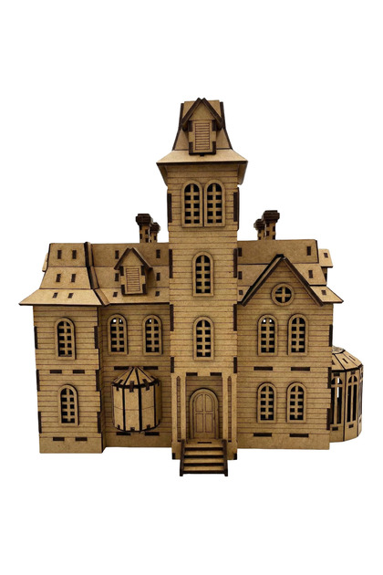 ALGWOOD Addams House 266 Parça Ahşap Maket – Gotik Tarzda Büyük