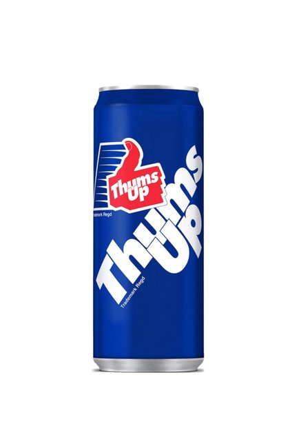 Thums Up Original Indian Recipe Strong Carbonated Spicy Cola Can (330ml)