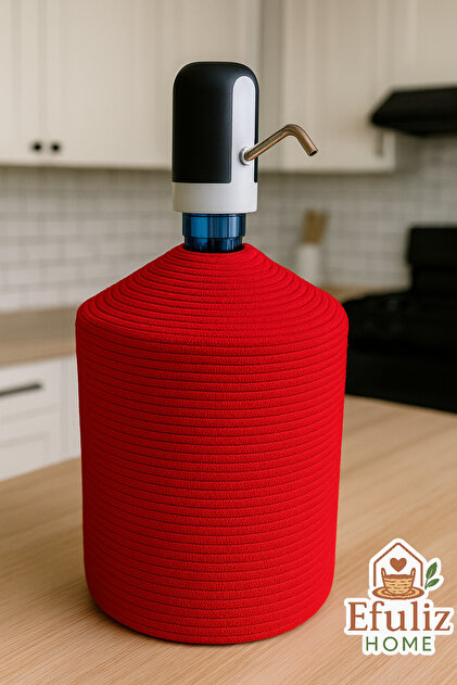 Jute Straw Look Bottle Cover Stylish and Natural Water Dispenser Cover