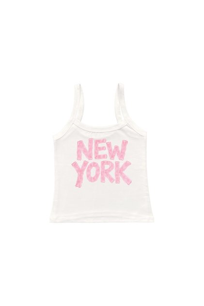 Pink York Printed Strap Blouse