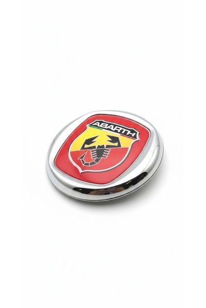 Abarth Metal Car Emblem with Chrome Frame Auto Grille Trunk Logo Emblem