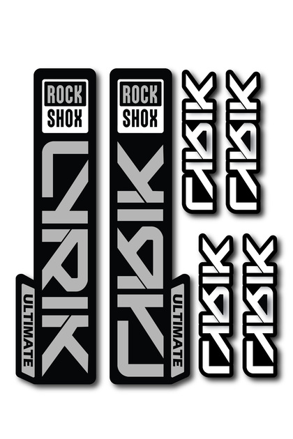 ca kay bu Rock Shox Lyrik Ultimate Ön Maşa Sticker Seti – 22,55,7
