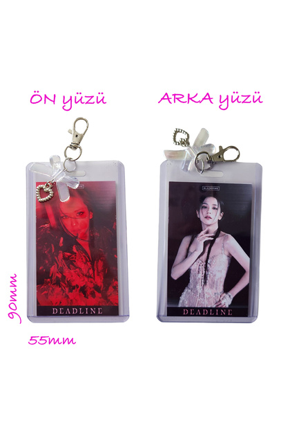 Güneş Kırtasiye Blackpink Deadline Jisoo Fotokart Holder PC Kılıfı