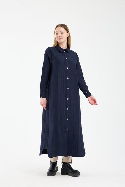 Ivory cap dark blue