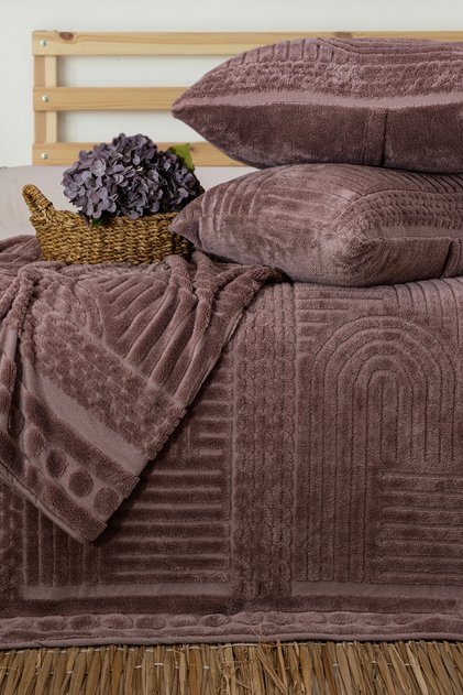 Lüx Jakarlı Yatak Örtüsü Seti Çift Kişilik Yastık Kılıflı Wellsoft Çeyiz | 230x240 cm