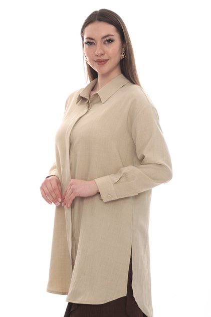Casual Comfortable Cut Long Tunic