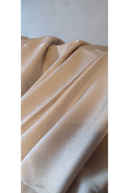 Crepe Saten Beige