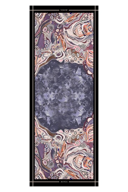 Black 70X200 Modal Shawl