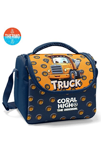 Coral High Kids Kırmızı Mavi İtfaiye Desenli Thermo Beslenme
