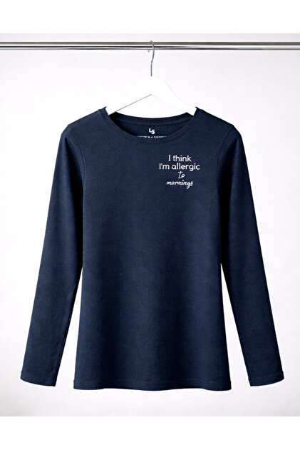Bluza cu guler rotund