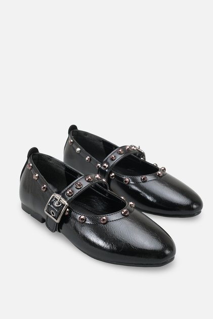 Velvet Women's Single Strap Troklu Ballet Flats A003-K841