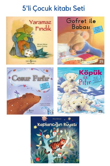 Yaramaz Fındık + Gofret Ile Babası + Cesur Fırfır + Köpük Ile Pıtır + Kaplancığın Rüyası Set