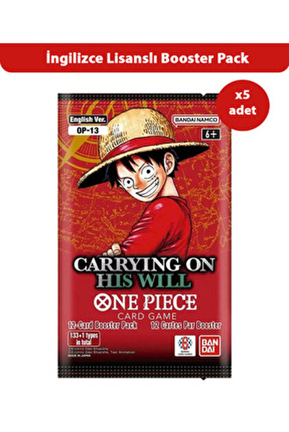Bandai TCG One Piece Carrying On His Will (OP13) İngilizce Booster