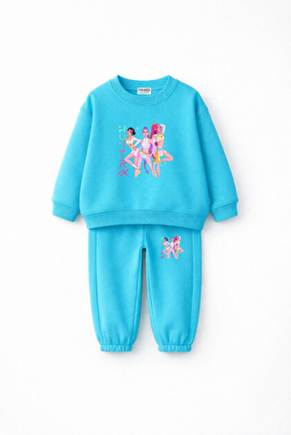 fasardi KPOP Demon Hunters Huntrix Rumi Mira Baskılı Oversize