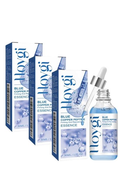 3 عبوات سيروم ببتيد النحاس الأزرق (Blue Copper Peptide):يركز على محاربة الشيخوخة، شد البشرة المترهلة
