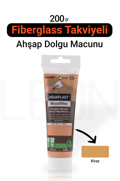 Ahşap Parke Tamir Macunu KİRAZ Mobilya Masa Dolgu Çatlak Çizik Giderici 125 ML