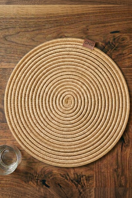 Jute, Placemat Set, Plate Mat, Plate Coaster, Plate Set, Modern Lux Presentation 1 Piece
