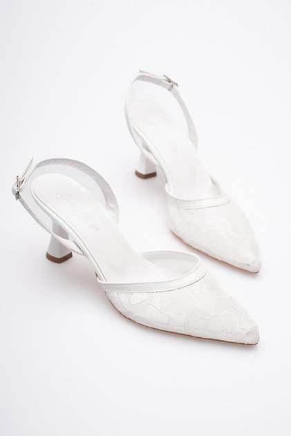ELZA Șosete de damă elegante de vară din plasă toc stiletto N sandale 5 CM