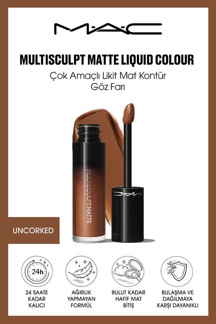MULTISCULPT MATTE LIQUID COLOUR Çok Amaçlı Likit Mat Kontür ve Göz Farı - Uncorked