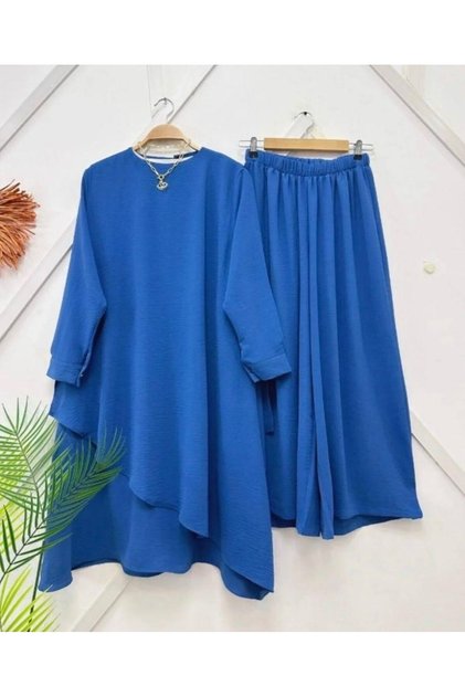Women's Casual Two-Piece Set Blue