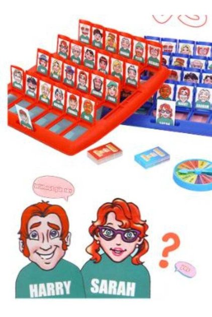 Who Is It Family Board Game Guess Who I Am Educational Desktop Game for Kids Fun and Interactive Lea