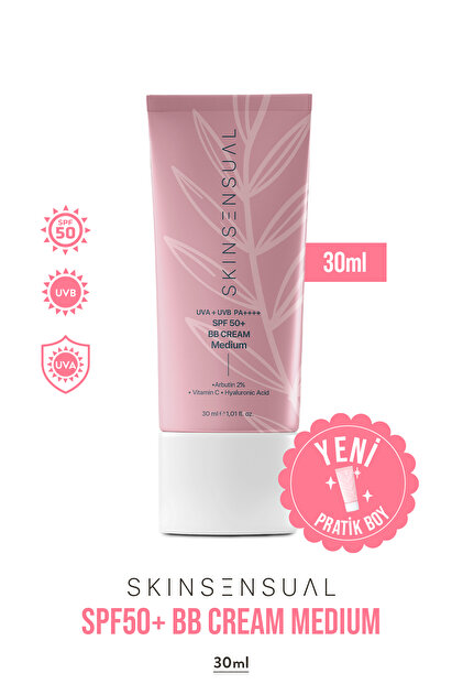 Bb Cream Medium 30ml Spf50 Pa++++ |   Anti-Blemish, Bright Skin Appearance |   Uva/Uvb Protection