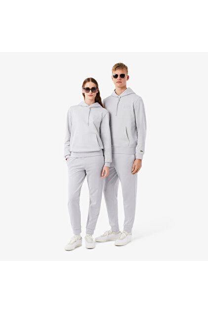 Unisex Tapered Fit Gri Eşofman Altı